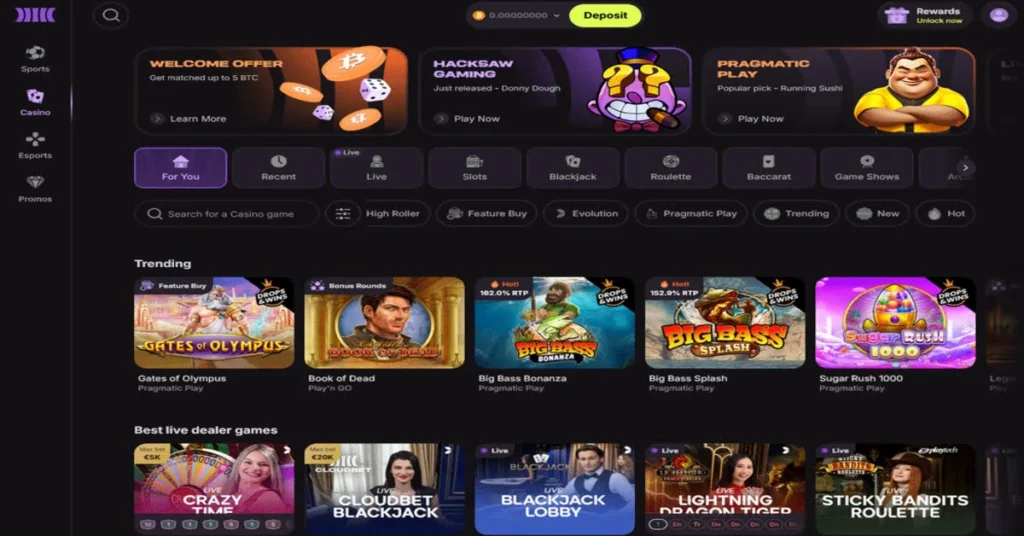 Cloudbet Dice gaming